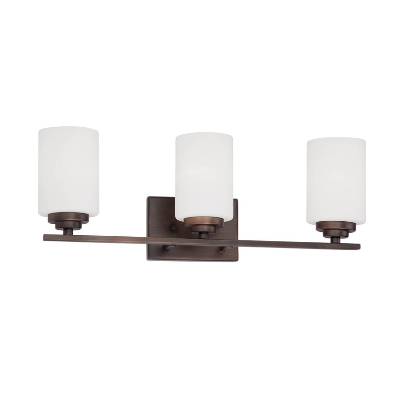 Millennium 3183-RBZ Durham Three Light Vanity, Rubbed Bronze