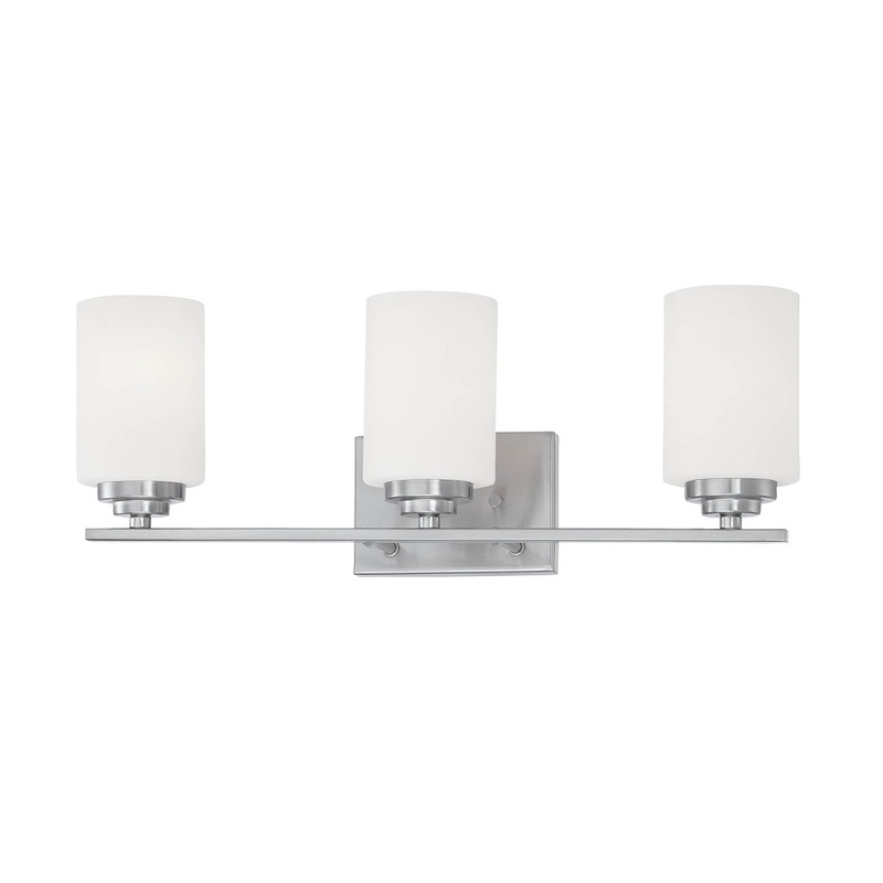 Millennium 3183-SN Durham Three Light Vanity, Satin Nickel