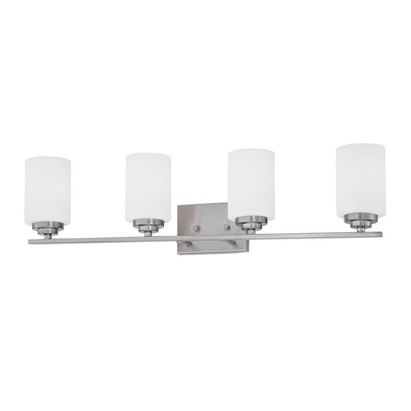 Millennium 3184-SN Durham Four Light Vanity, Satin Nickel