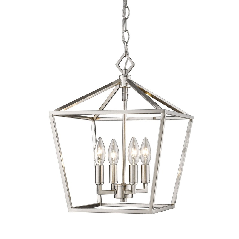 Millennium 3234-SN Four Light Pendant, Satin Nickel