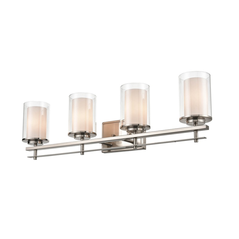 Millennium 5504-BN Huderson Four Light Wall Sconce, Brushed Nickel