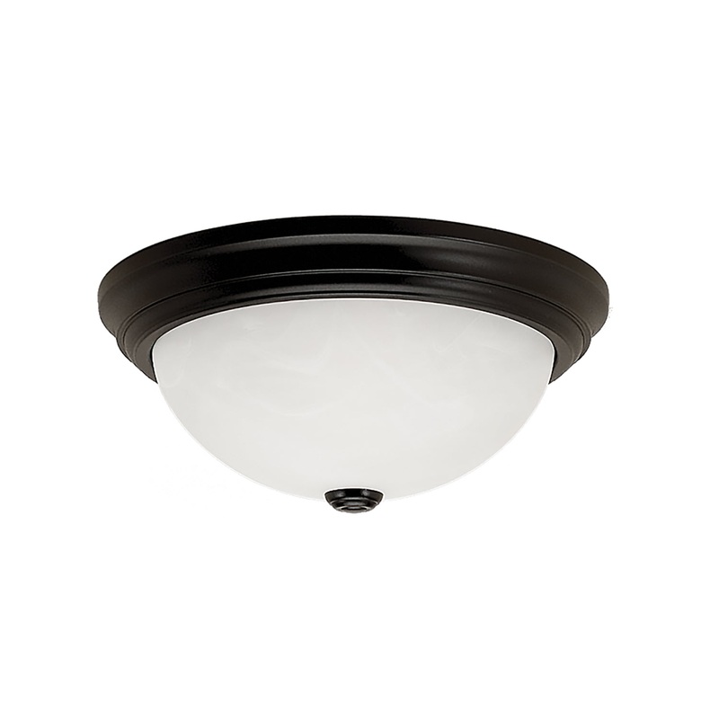 Millennium 561-FTB Two Light Flushmount, Fine Tex Black
