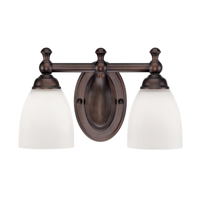 Millennium 622-RBZ Two Light Vanity, Rubbed Bronze