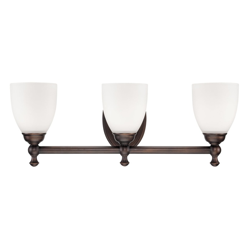 Millennium 623-RBZ Three Light Vanity, Rubbed Bronze