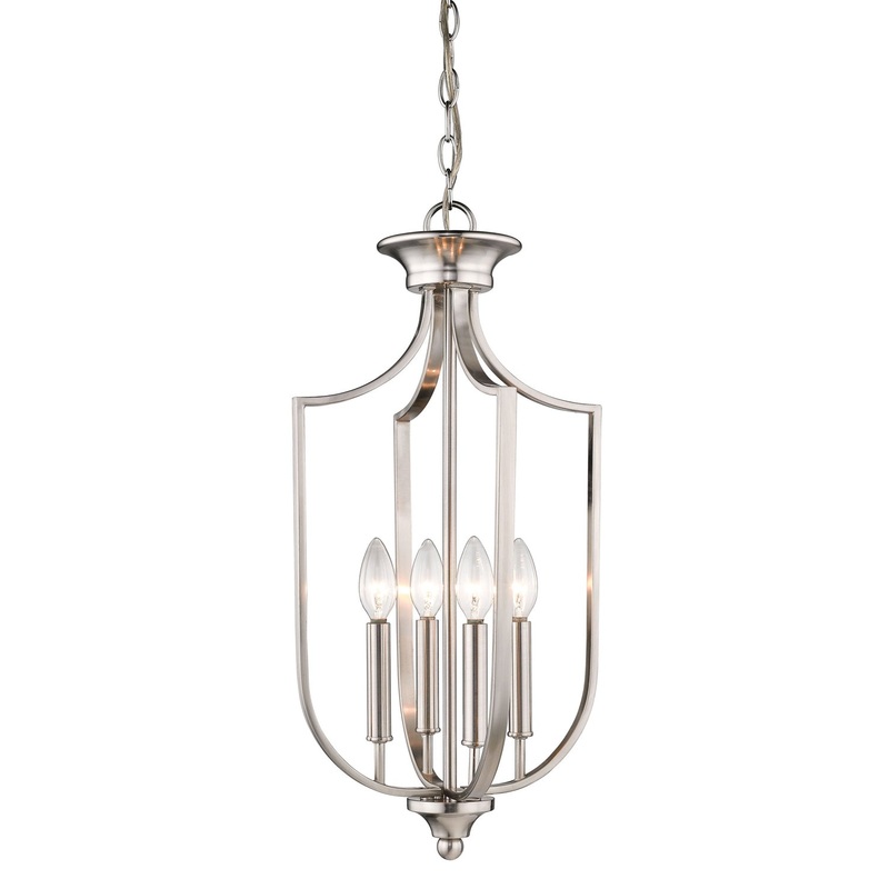 Millennium 635-BN Four Light Pendant, Brushed Nickel