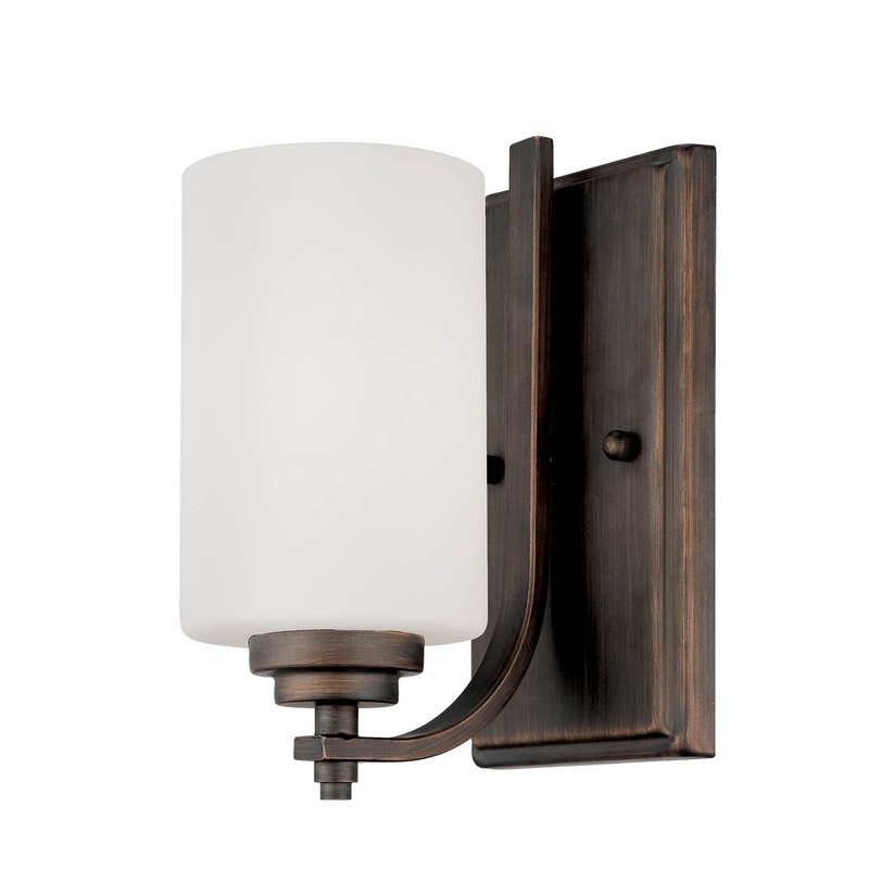 Millennium 7261-RBZ Bristo One Light Wall Sconce, Satin Nickel