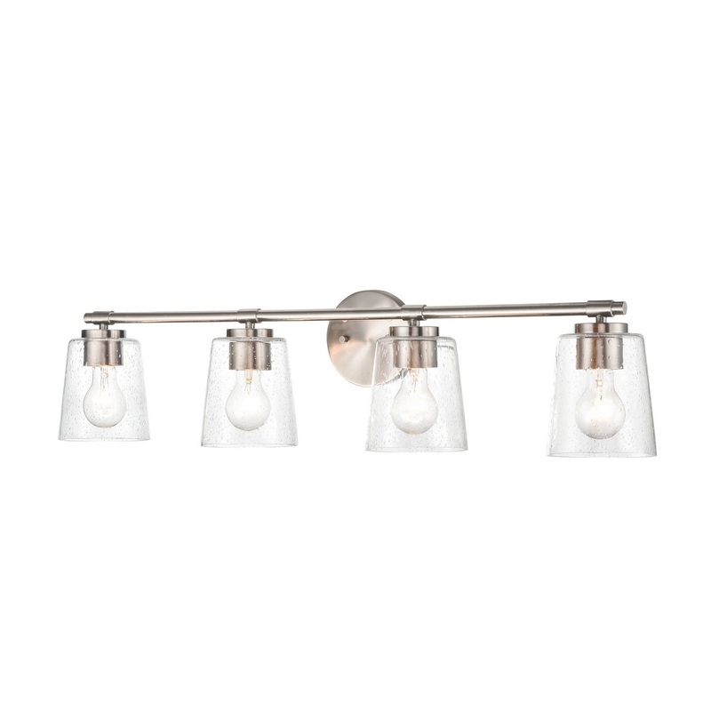 Millennium 8114-BN Four Light Vanity, Brushed Nickel