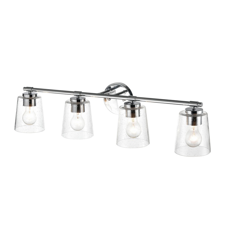 Millennium 8114-CH Four Light Vanity, Chrome