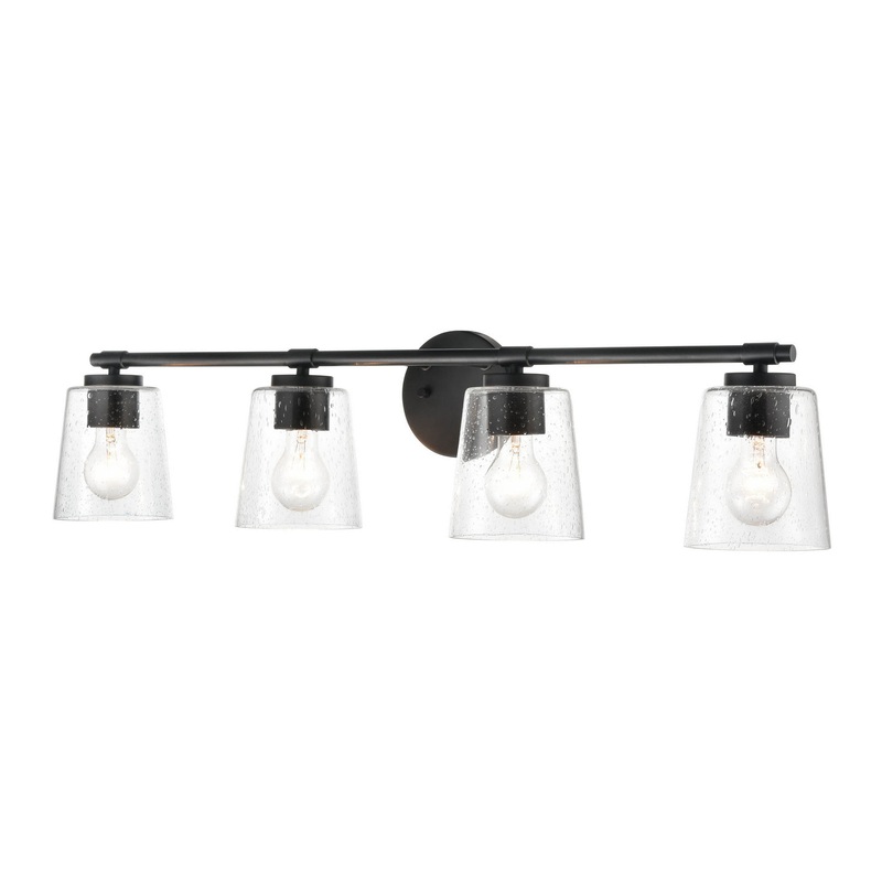 Millennium 8114-MB Four Light Vanity, Matte Black