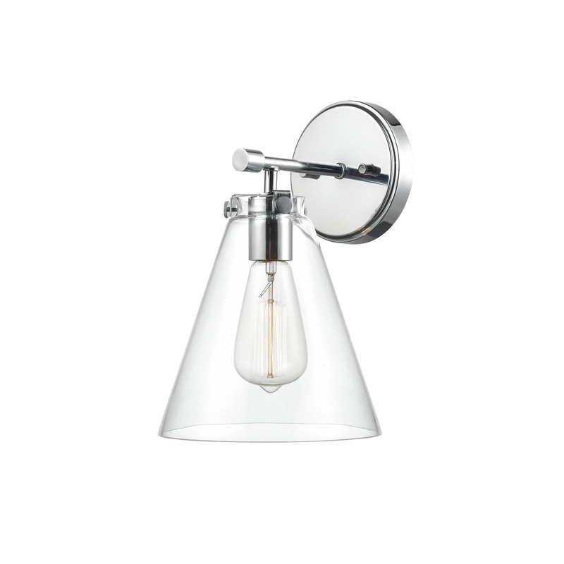 Millennium 8121-CH Aliza One Light Wall Sconce, Chrome