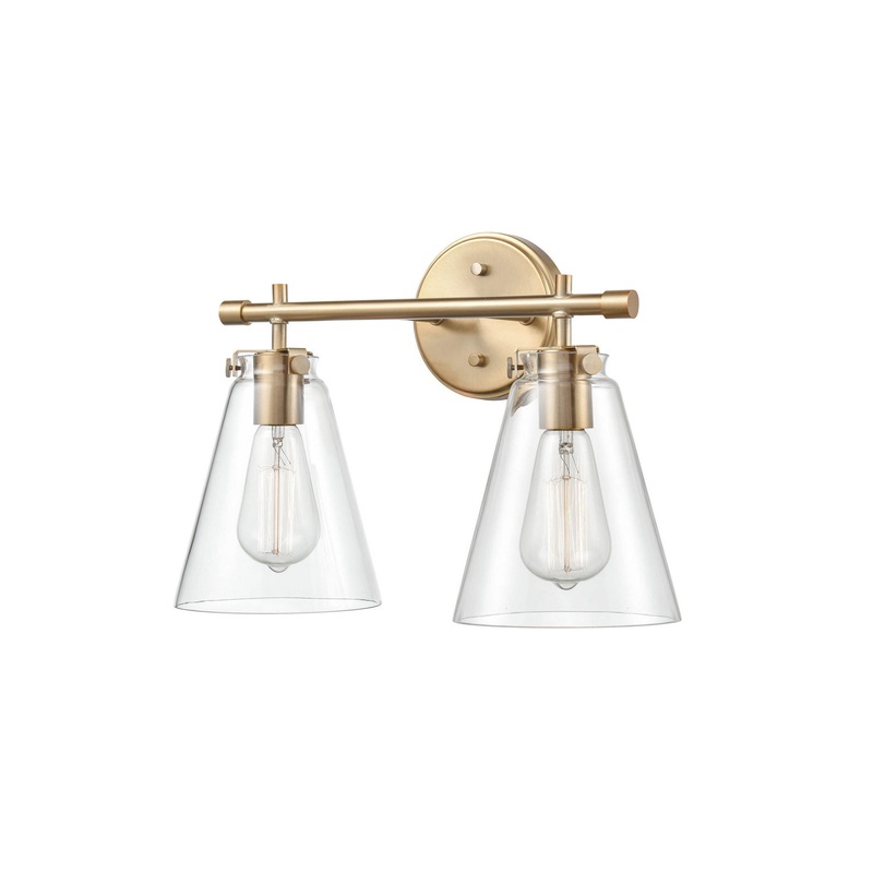 Millennium 8122-MG Aliza Two Light Vanity, Modern Gold