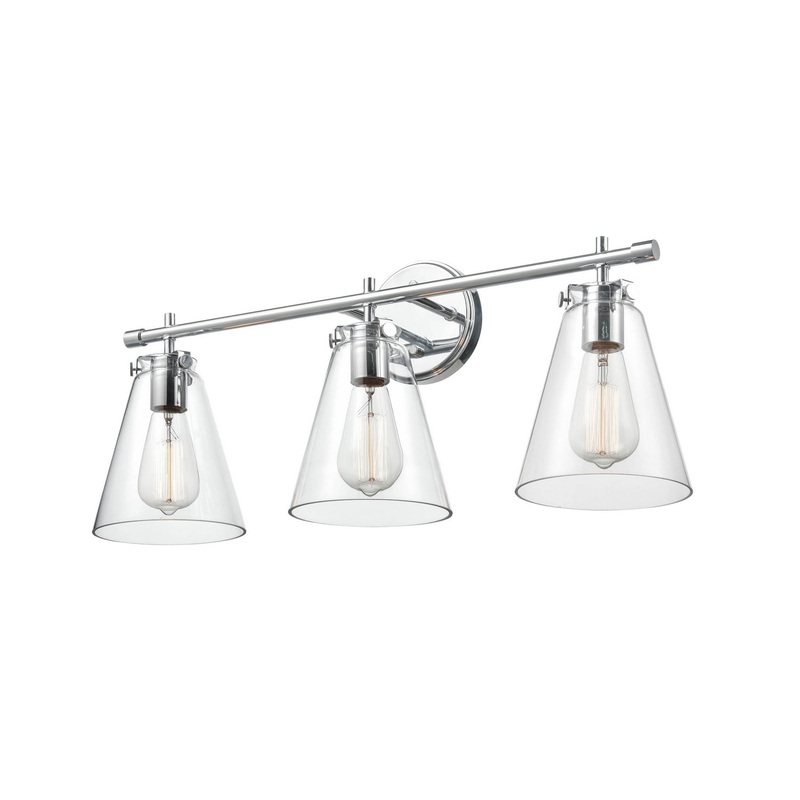Millennium 8123-CH Aliza Three Light Vanity, Chrome