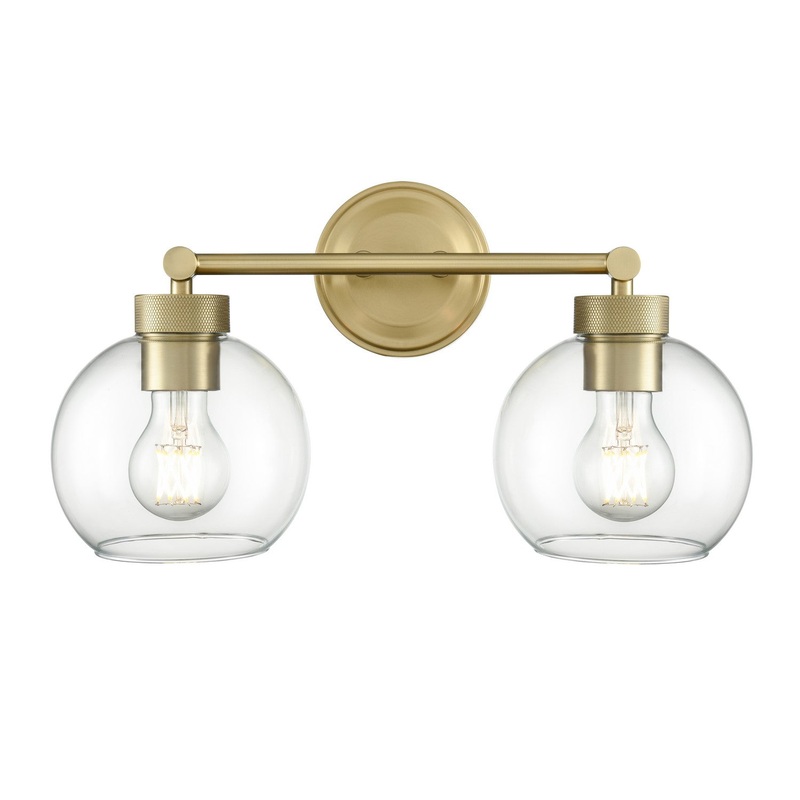 Millennium 99102-VB Jonatan Two Light Vanity, Vintage Brass