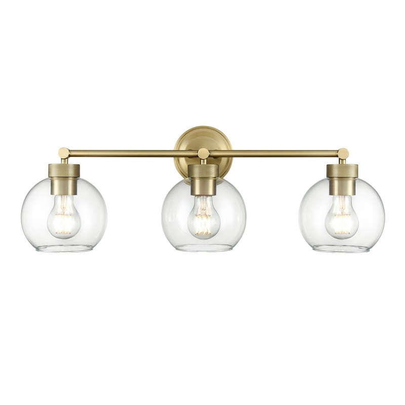 Millennium 99103-VB Jonatan Three Light Vanity, Vintage Brass