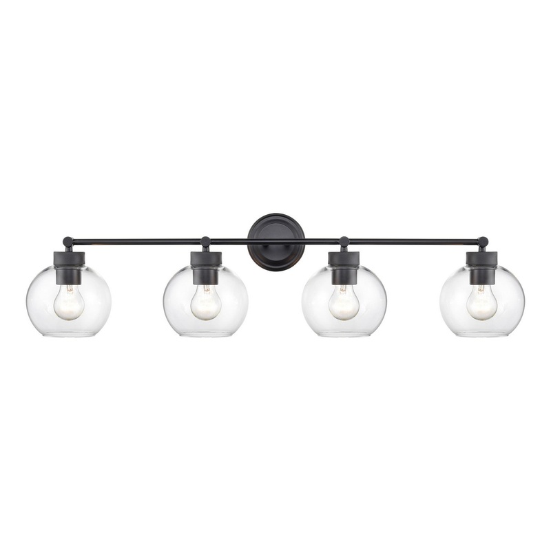 Millennium 99104-MB Jonatan Four Light Vanity, Matte Black