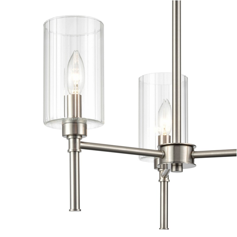 Millennium 9913-BN Chastine Three Light Chandelier, Brushed Nickel