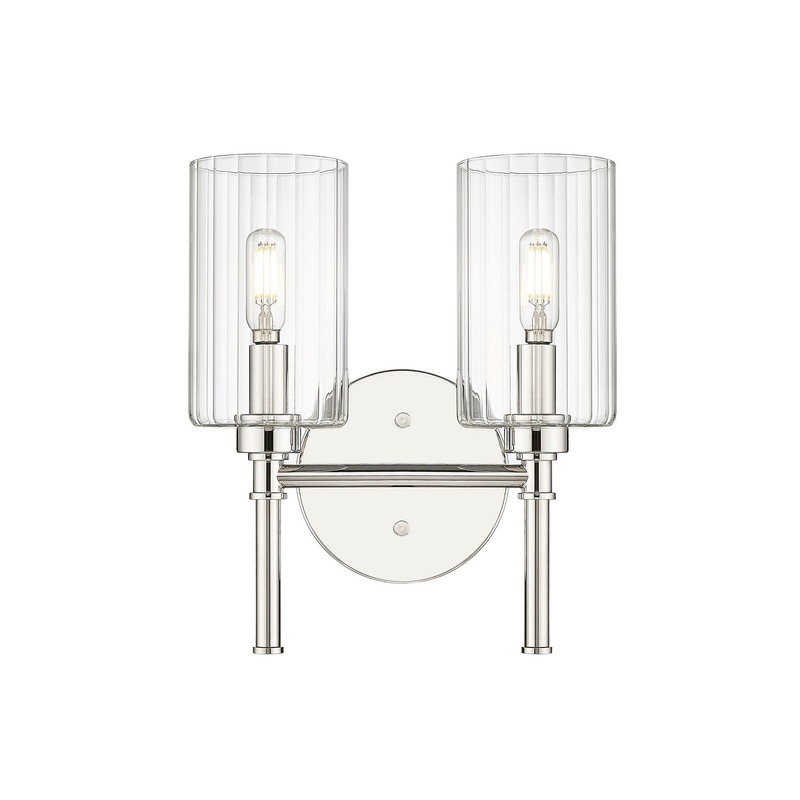 Millennium 9922-PN Chastine Two Light Vanity, Polished Nickel