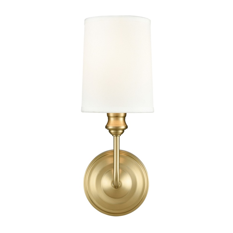 Millennium 99801-VB Leena One Light Wall Sconce, Vintage Brass