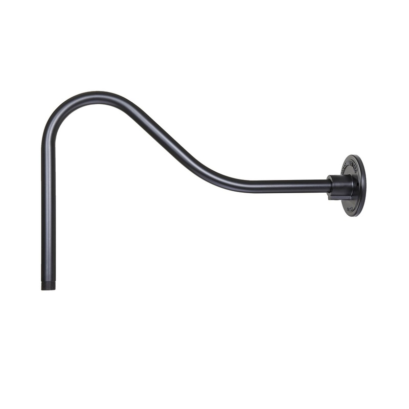Millennium RGN23-ASB R Series Goose Neck, Aluminum Satin Black