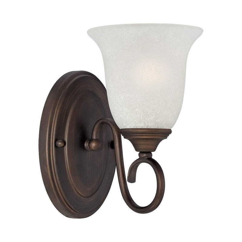 Millennium 1181-RBZ One Light Wall Sconce, Rubbed Bronze