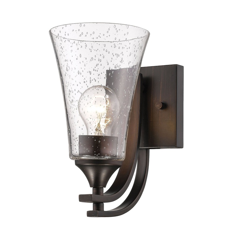 Millennium 1491-RBZ Natalie One Light Wall Sconce, Rubbed Bronze