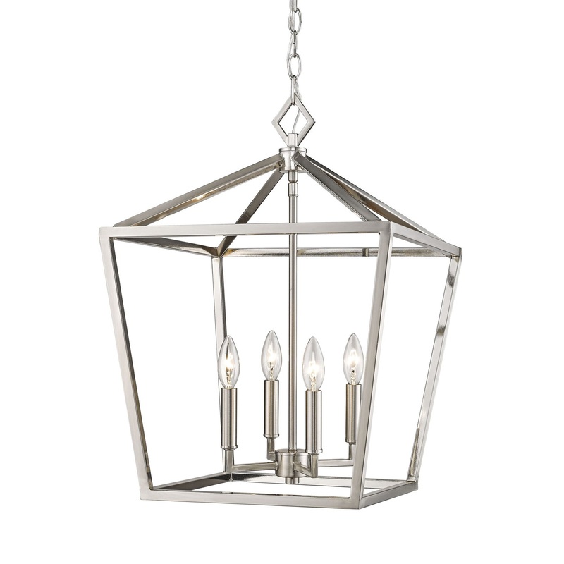 Millennium 3244-SN Four Light Pendant, Satin Nickel