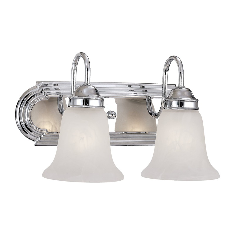 Millennium 482-CH Two Light Vanity, Chrome