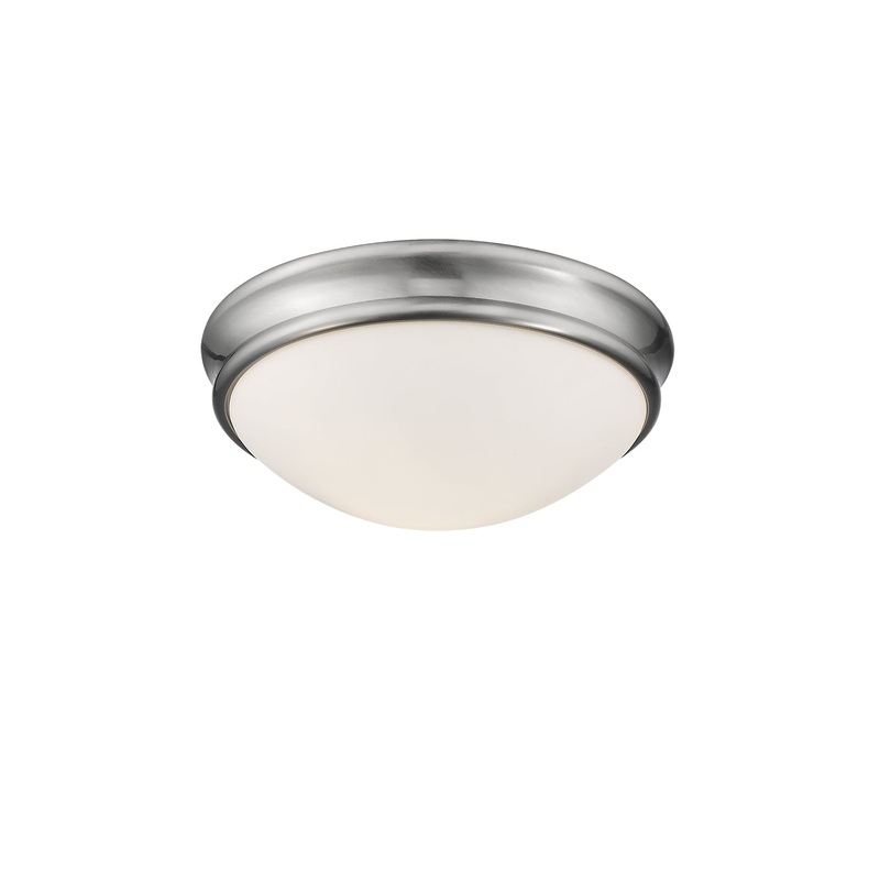 Millennium 5221-BN One Light Flushmount, Brushed Nickel