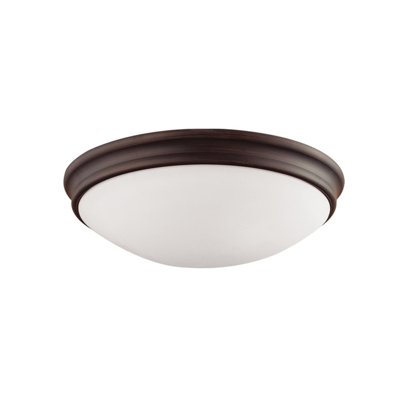 Millennium 5223-RBZ Two Light Flushmount, Rubbed Bronze