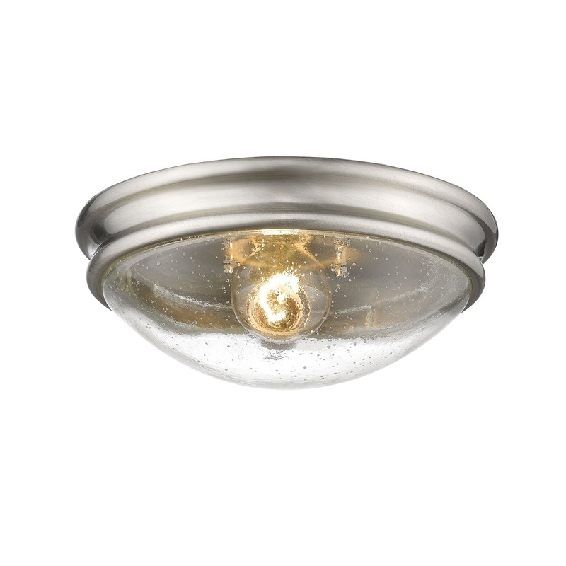 Millennium 5226-BN One Light Flushmount, Brushed Nickel