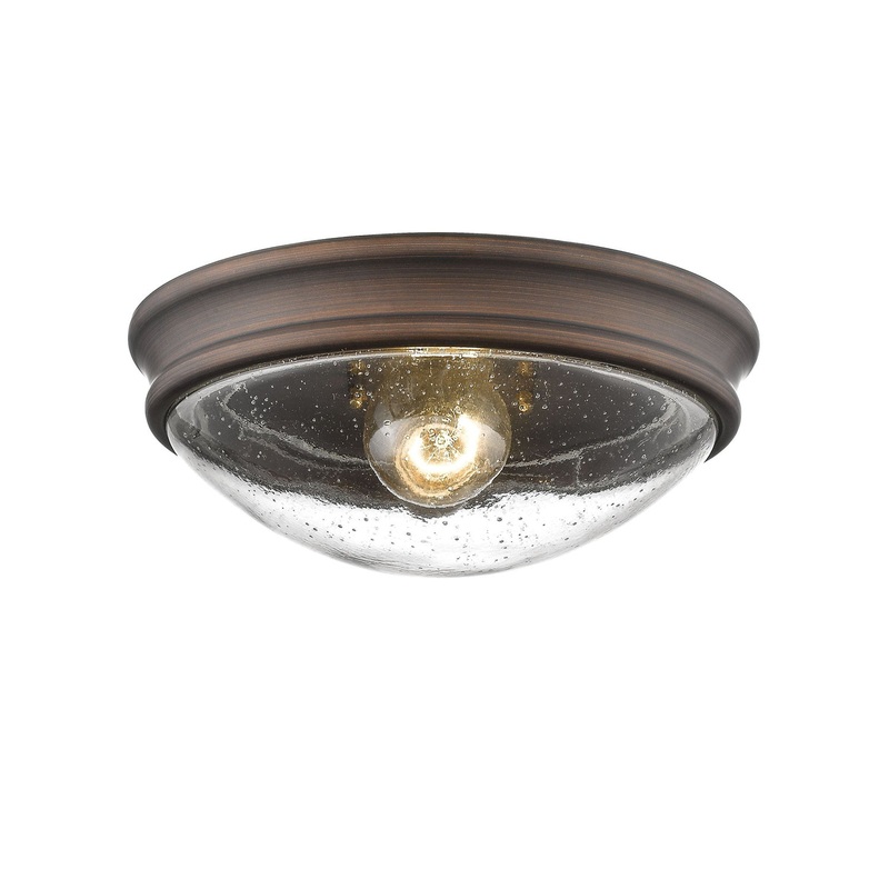 Millennium 5226-RBZ One Light Flushmount, Rubbed Bronze