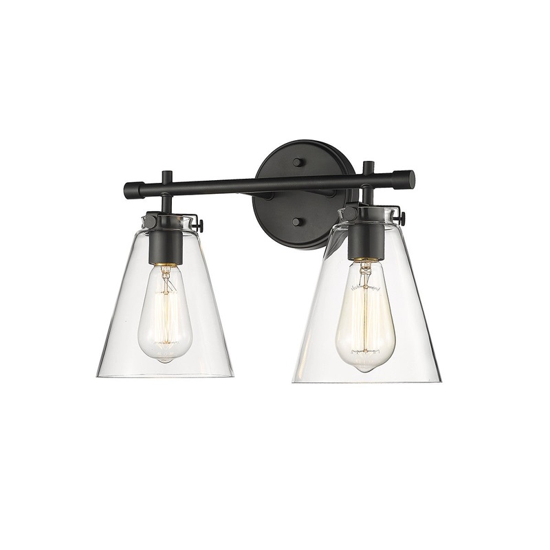 Millennium 8122-MB Aliza Two Light Vanity, Matte Black