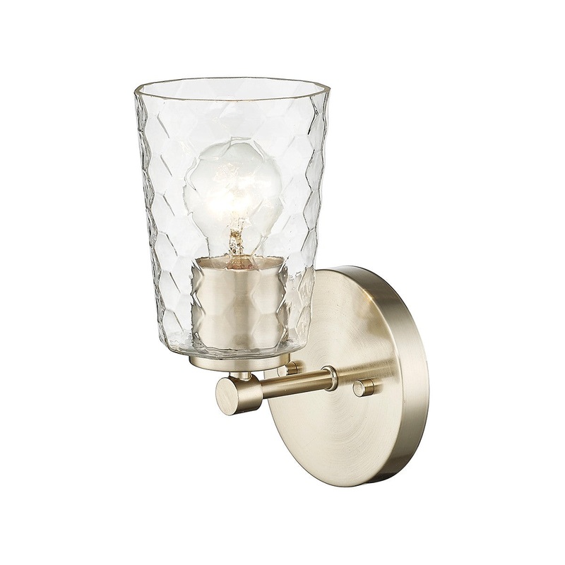 Millennium 9231-MG Ashli One Light Wall Sconce, Modern Gold