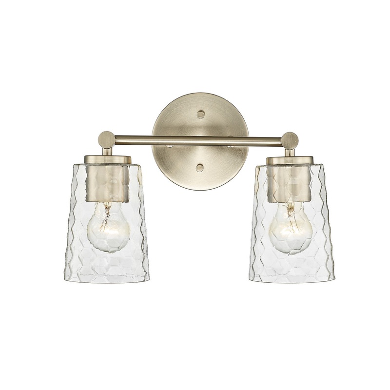 Millennium 9232-MG Ashli Two Light Vanity, Modern Gold