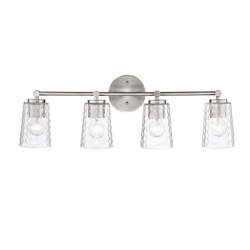 Millennium 9234-BN Ashli Four Light Vanity, Brushed Nickel