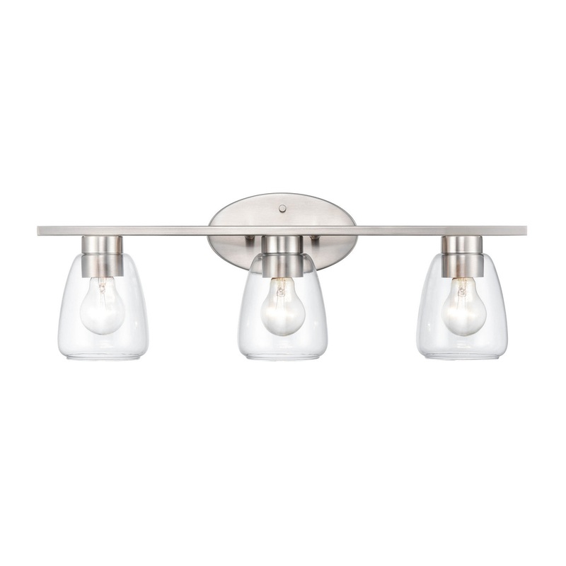 Millennium 9363-BN Three Light Vanity, Brushed Nickel