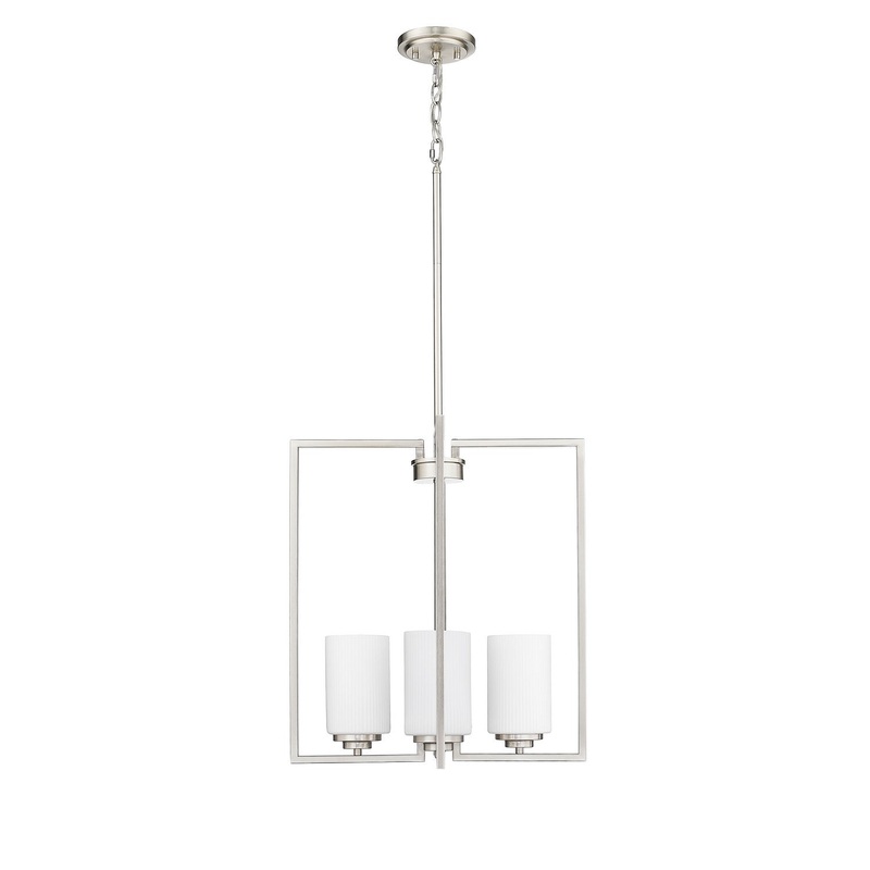 Millennium 95004-BN Luxx Four Light Pendant, Brushed Nickel