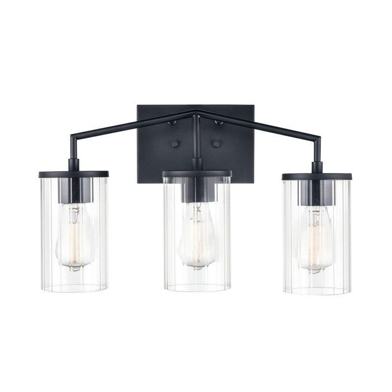 Millennium 9523-MB Beverlly Three Light Vanity, Matte Black