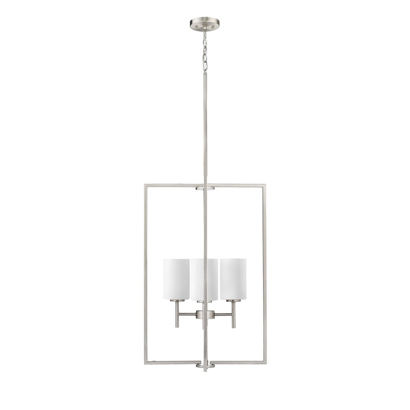 Millennium 96004-BN Luxx Four Light Pendant, Brushed Nickel
