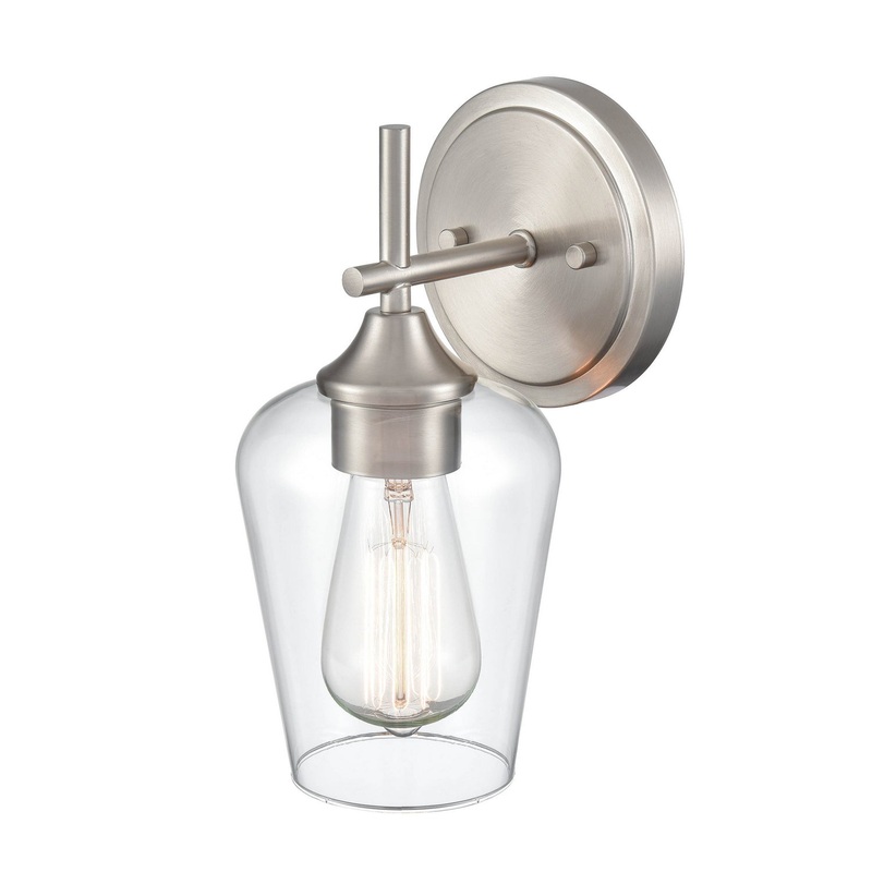 Millennium 9701-BN Ashford One Light Wall Sconce, Brushed Nickel