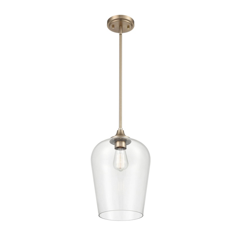 Millennium 9741-MG Ashford One Light Mini Pendant, Modern Gold