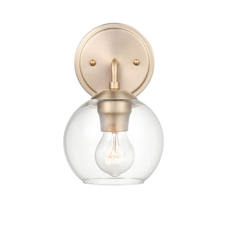 Millennium 9751-MG One Light Wall Sconce, Modern Gold