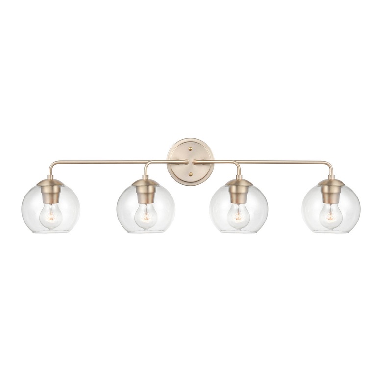Millennium 9754-MG Four Light Vanity, Modern Gold