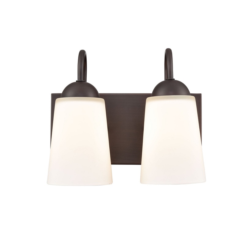 Millennium 9812-RBZ Ivey Lake Two Light Vanity, Rubbed Bronze