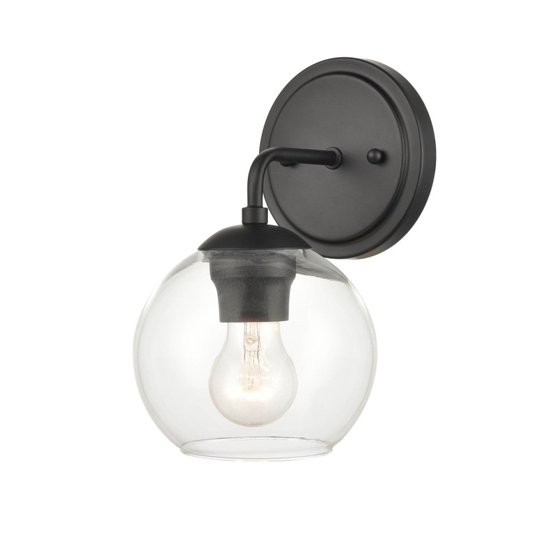 Millennium 9751-MB One Light Wall Sconce, Matte Black