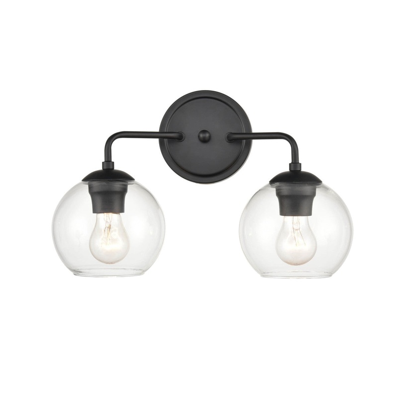 Millennium 9752-MB Two Light Vanity, Matte Black