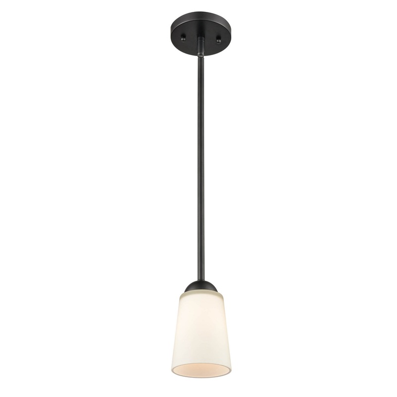 Millennium 9801-MB Ivey Lake One Light Mini Pendant, Matte Black