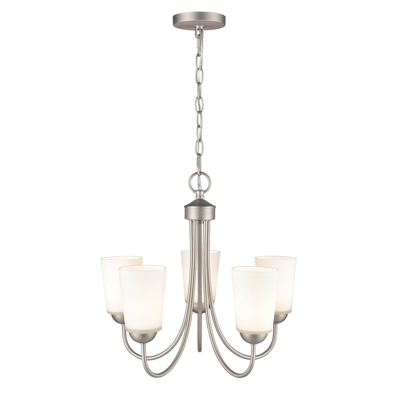 Millennium 9805-SN Ivey Lake Five Light Chandelier, Satin Nickel