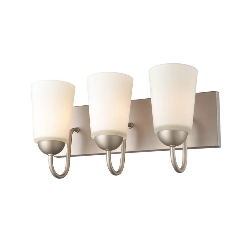 Millennium 9813-SN Ivey Lake Three Light Vanity, Satin Nickel