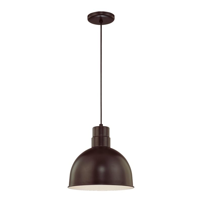 Millennium RDBC12-ABR R Series One Light Pendant, Architectural Bronze